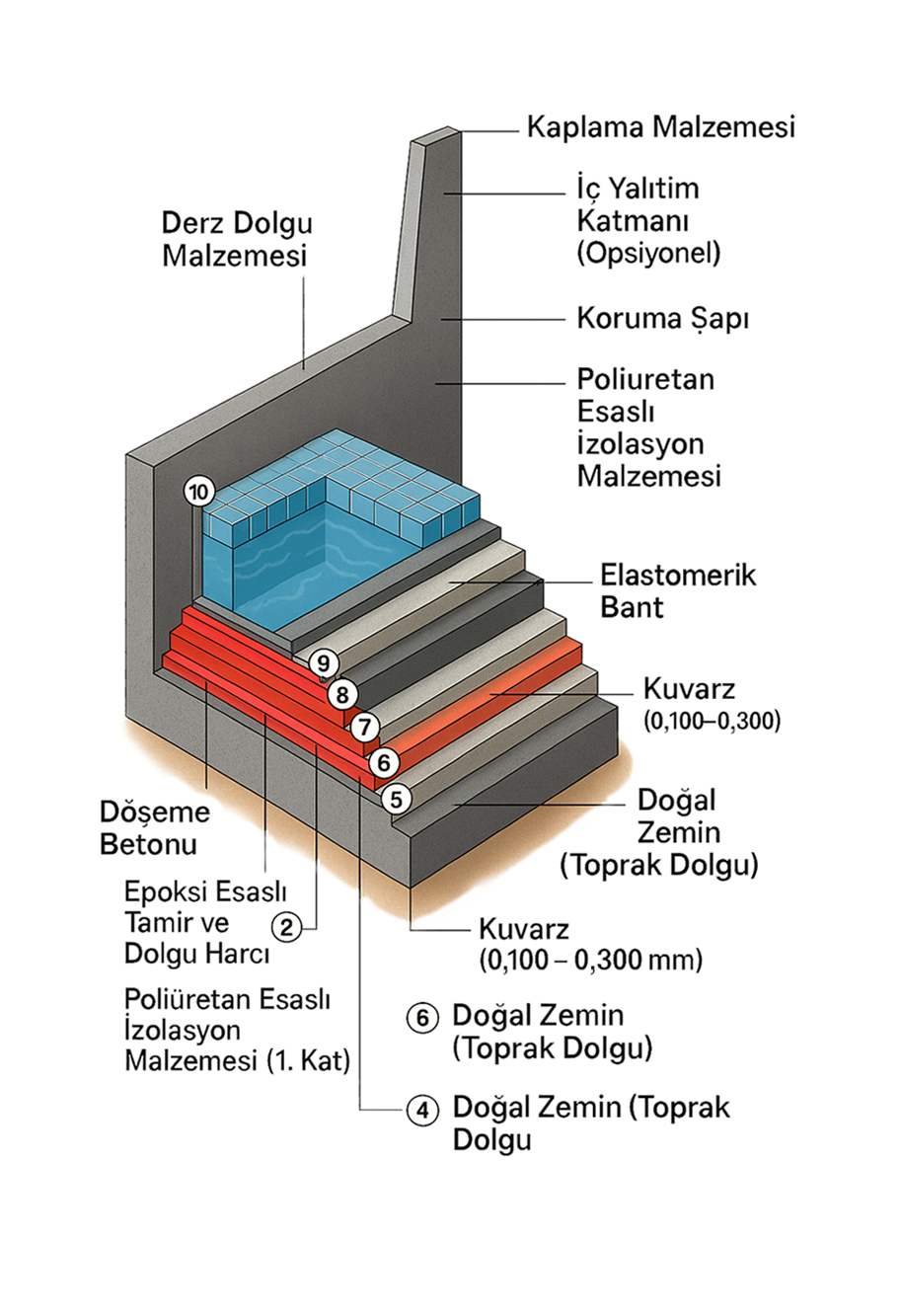 Waterproofing illustration
