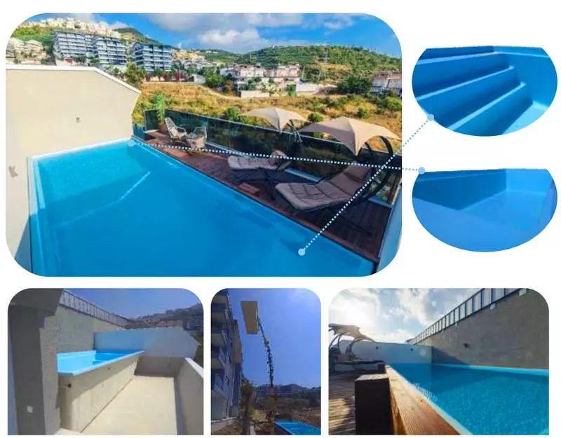 Fiber Pool, Ready Pool, Prefabricated Pool, FRP Pool